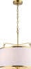 Safavieh Perzeta PND4158A Brass / White Lamp main image
