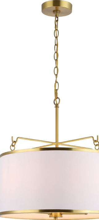 Safavieh Perzeta PND4158A Brass / White Lamp main image