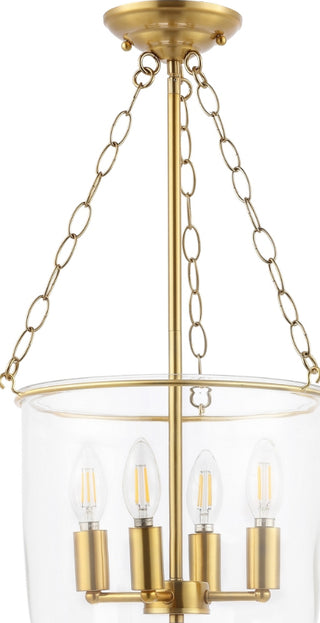 Safavieh Dahye PND4159A Clear / Brass Lamp Main Off