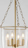 Safavieh Dahye PND4159A Clear / Brass Lamp Room Scene On Feature