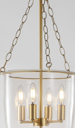 Safavieh Dahye PND4159A Clear / Brass Lamp Room Scene On Feature