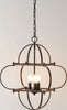 Safavieh Galvin PND4163A Black / Walnut Lamp Room Scene On Feature