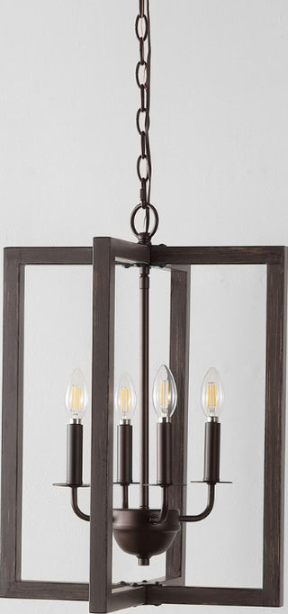 Safavieh Winter PND4164A Walnut / Oil Rub Bronze Lamp Room Scene Off Feature