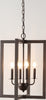 Safavieh Winter PND4164A Walnut / Oil Rub Bronze Lamp Room Scene On Feature