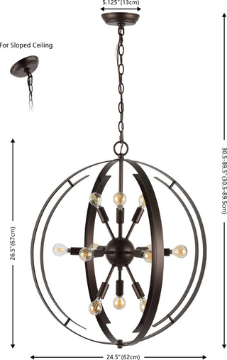 Safavieh Syosset PND4165A Oil Rub Bronze Lamp main image
