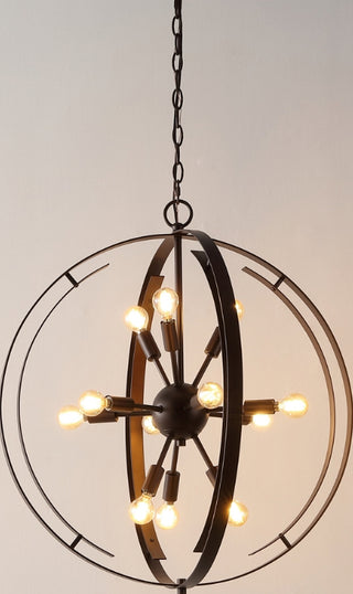 Safavieh Syosset PND4165A Oil Rub Bronze Lamp Room Scene On Feature