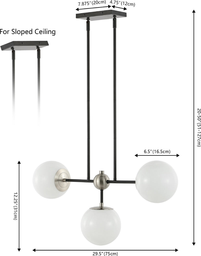 Safavieh Collier PND4167A Black / Nickel Lamp main image