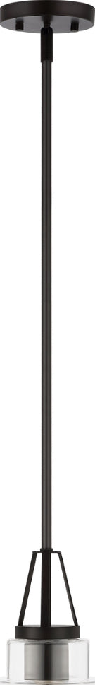 Safavieh Raylen PND4170A Clear / Oil Rub Bronze Lamp Main Off