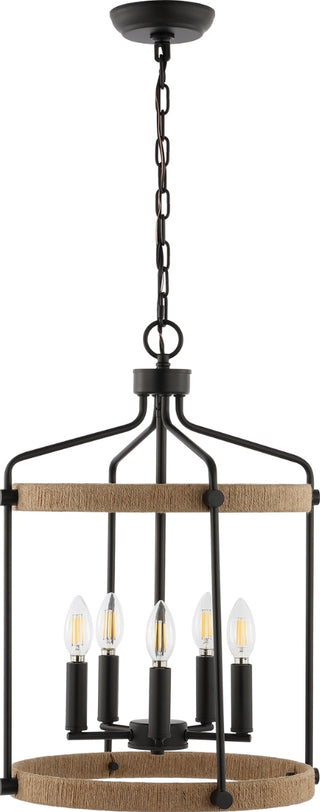 Safavieh Dwyer PND4174A Black / Brown Lamp Main Off