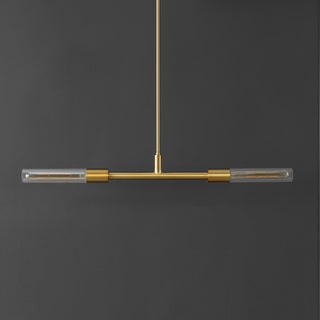 Safavieh Vasei PND4179A Brass / Clear Lamp Room Scene Off Feature