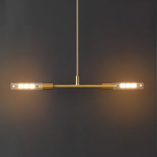 Safavieh Vasei PND4179A Brass / Clear Lamp Room Scene On Feature