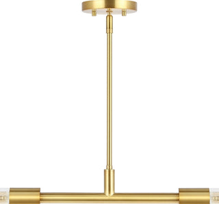 Safavieh Vasei PND4179A Brass / Clear Lamp main image
