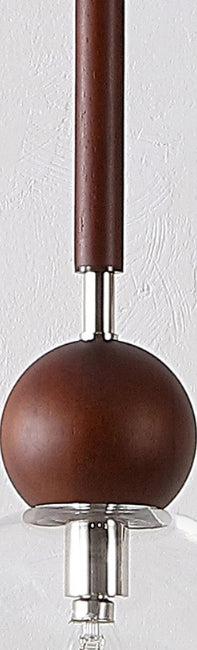 Safavieh Roxora PND4182A Dark Walnut / Nickel Lamp Room Scene Off Feature