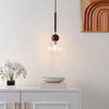 Safavieh Roxora PND4182A Dark Walnut / Nickel Lamp Room Scene On Feature