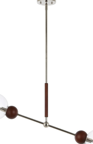 Safavieh Rocky PND4183A Dark Walnut / Nickel Lamp Main Off
