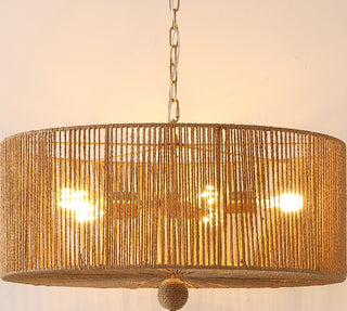 Safavieh Mamba PND4186A Natural / Gold Lamp Main On