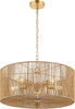 Safavieh Mamba PND4186A Natural / Gold Lamp Main On