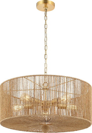 Safavieh Mamba PND4186A Natural / Gold Lamp Main On