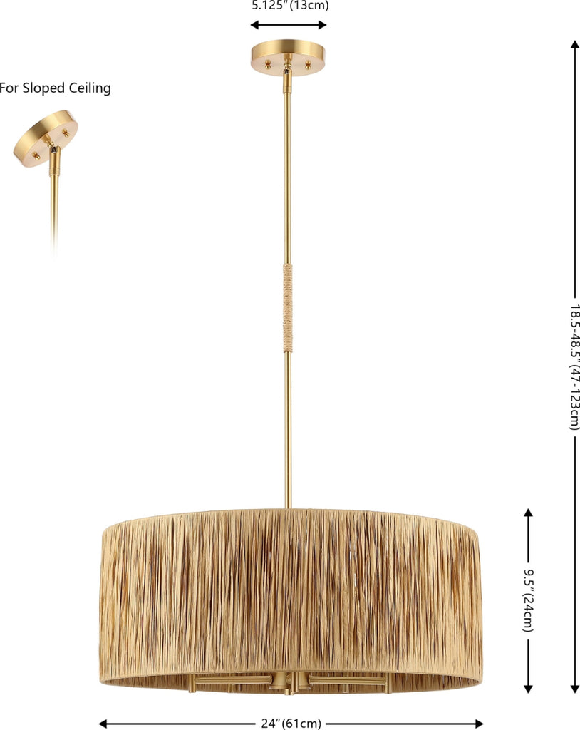 Safavieh Colessa PND4187A Natural / Gold Lamp main image