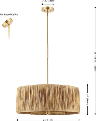 Safavieh Colessa PND4187A Natural / Gold Lamp main image