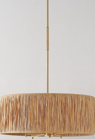 Safavieh Colessa PND4187A Natural / Gold Lamp Room Scene Off Feature