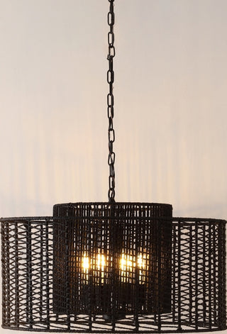 Safavieh Brynora PND4190B Black Lamp Room Scene On Feature