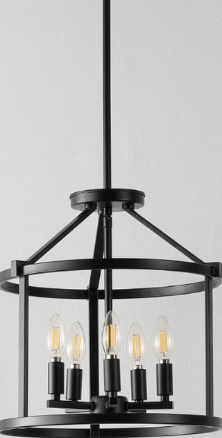 Safavieh Navassa PND4193A Black Lamp Room Scene Off Feature