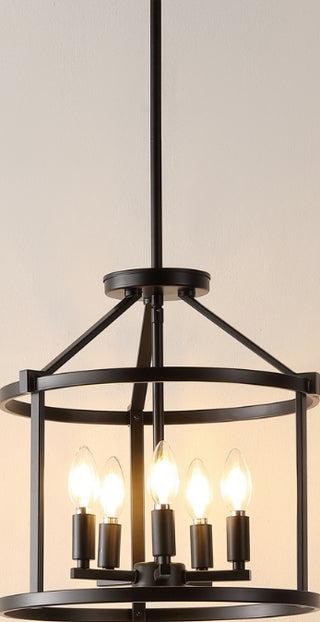 Safavieh Navassa PND4193A Black Lamp Room Scene On Feature
