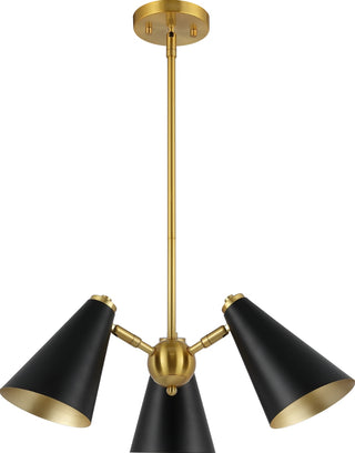 Safavieh Naveeda PND4199A Black / Brass Lamp Main Off