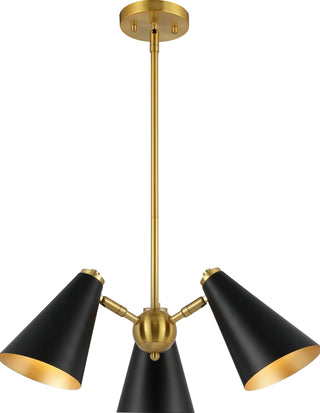 Safavieh Naveeda PND4199A Black / Brass Lamp Main On