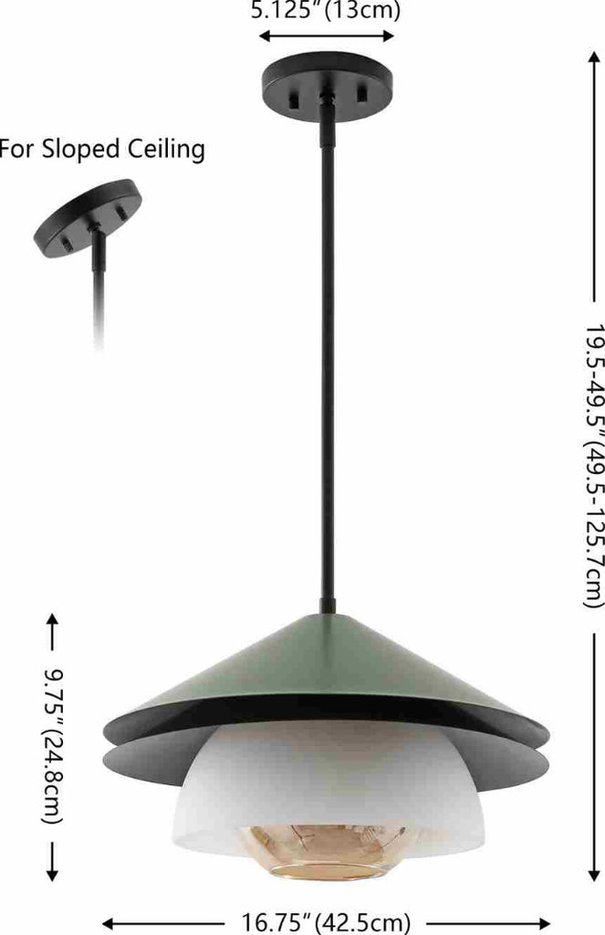 Safavieh Jalen PND4201A Green Lamp main image