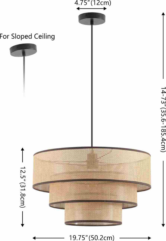 Safavieh Malya PND4202A Brown / Natural Lamp main image