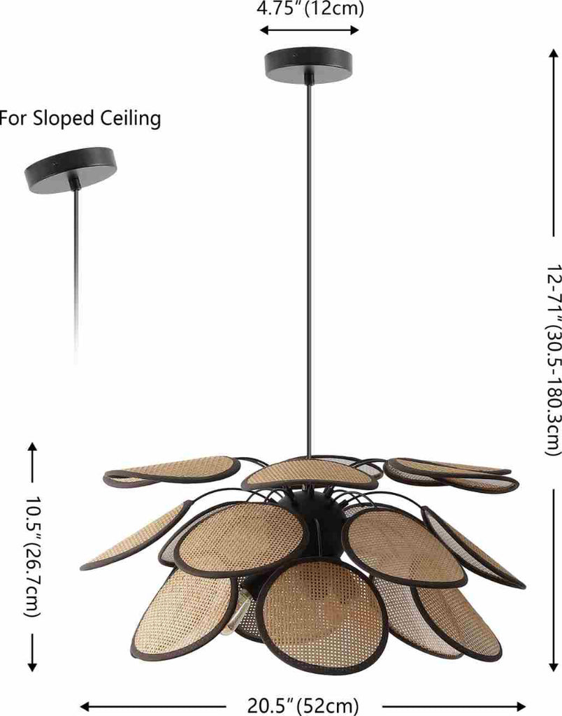 Safavieh Luana PND4203A Brown / Natural Lamp main image
