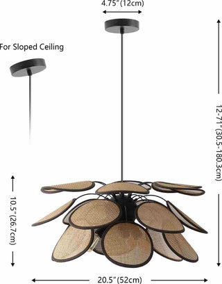 Safavieh Luana PND4203A Brown / Natural Lamp main image