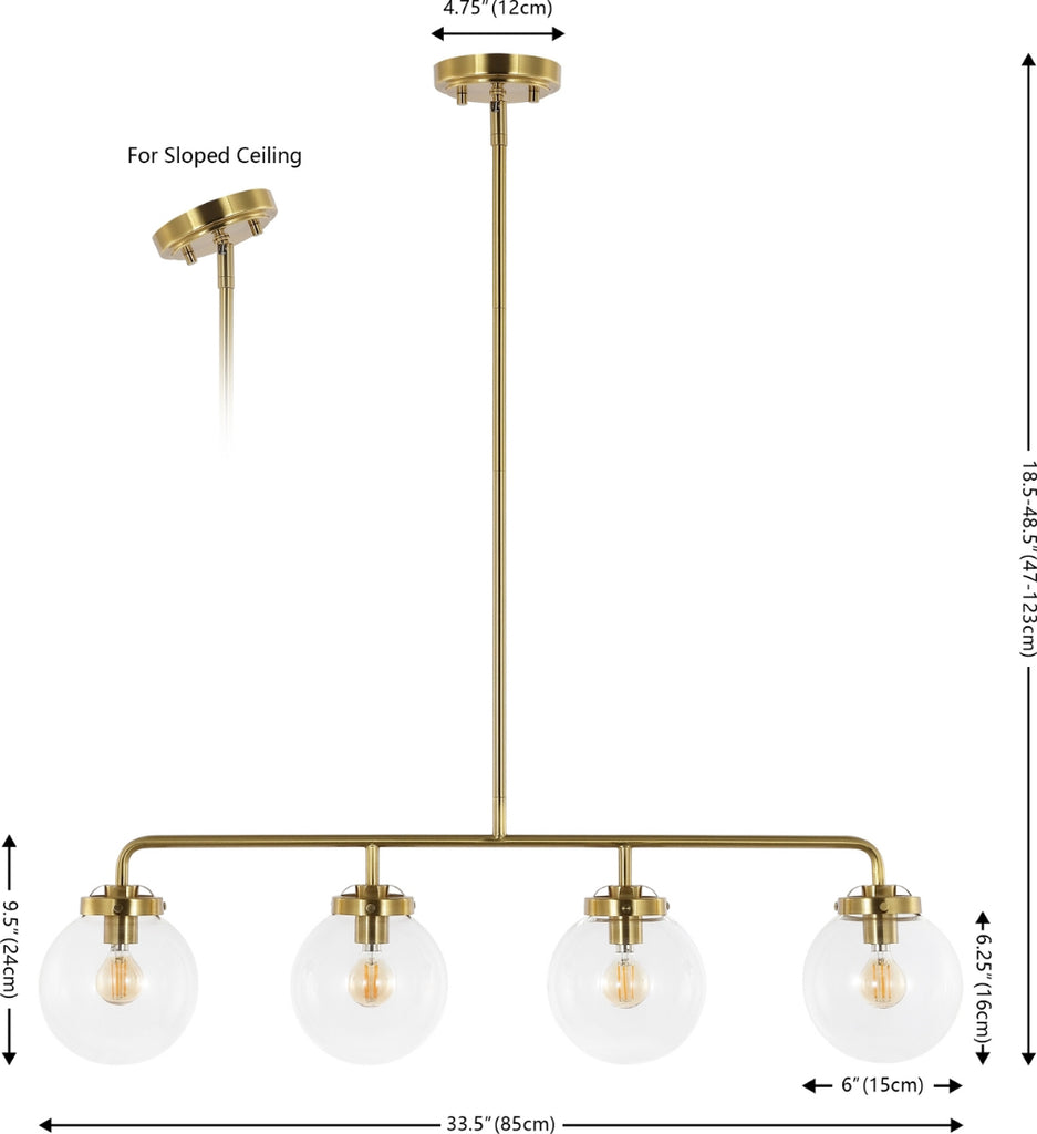 Safavieh Morella PND4206A Brass Lamp main image
