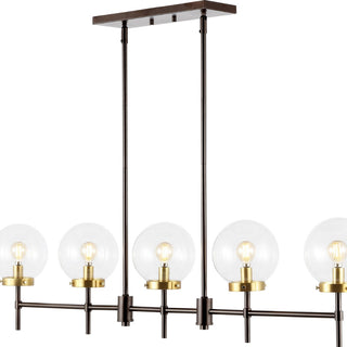 Safavieh Mylah PND4207A Oil Rub Bronze / Brass Lamp Main On