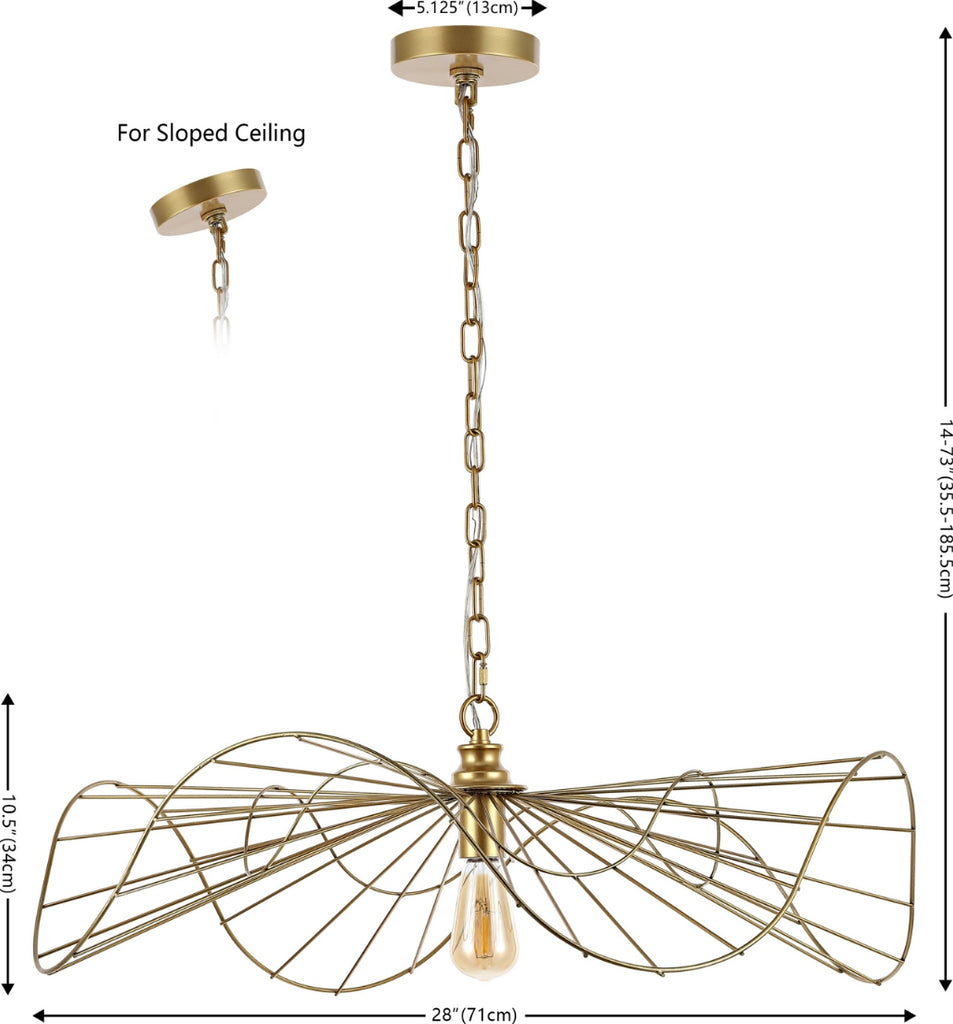 Safavieh Mikola PND4208A Gold Lamp main image