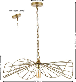 Safavieh Mikola PND4208A Gold Lamp main image