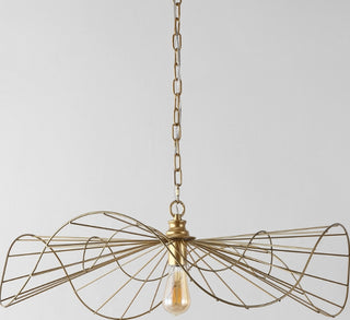 Safavieh Mikola PND4208A Gold Lamp Room Scene Off Feature
