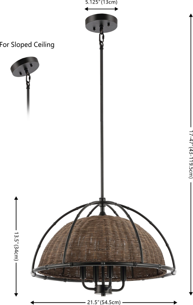 Safavieh Paulina PND4210A Dark Natural / Black Lamp main image