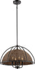 Safavieh Paulina PND4210A Dark Natural / Black Lamp Main On