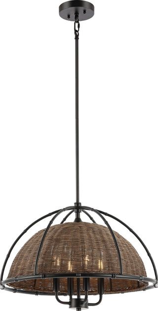 Safavieh Paulina PND4210A Dark Natural / Black Lamp Main On