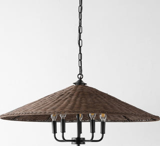 Safavieh Palmera PND4211A Dark Natural / Black Lamp Room Scene Off Feature