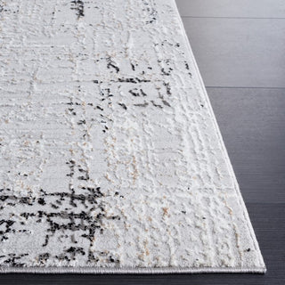 Safavieh Parker PRK100 Light Grey / Black Area Rug