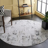 Safavieh Parker PRK100 Light Grey / Black Area Rug