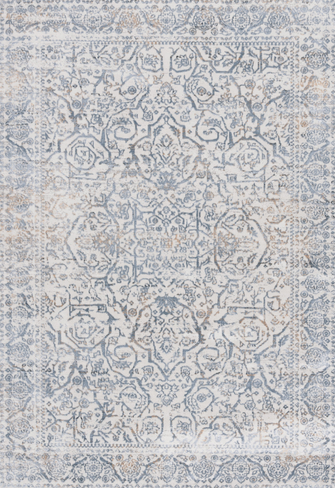 Safavieh Princeton PRN714S Cream / Slate Area Rug main image