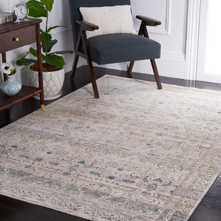 Safavieh Princeton PRN908A Ivory / Blue Area Rug Room Scene Feature