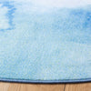 Safavieh Paint Brush PTB120 Blue / Lavender Machine Washable Area Rug- close up Image