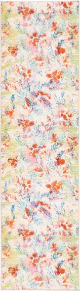 Safavieh Paint Brush PTB159 Blue / Blush Pink Machine Washable Area Rug