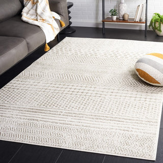 Safavieh Pyramid PYR230A Ivory / Grey Area Rug Room Scene Feature